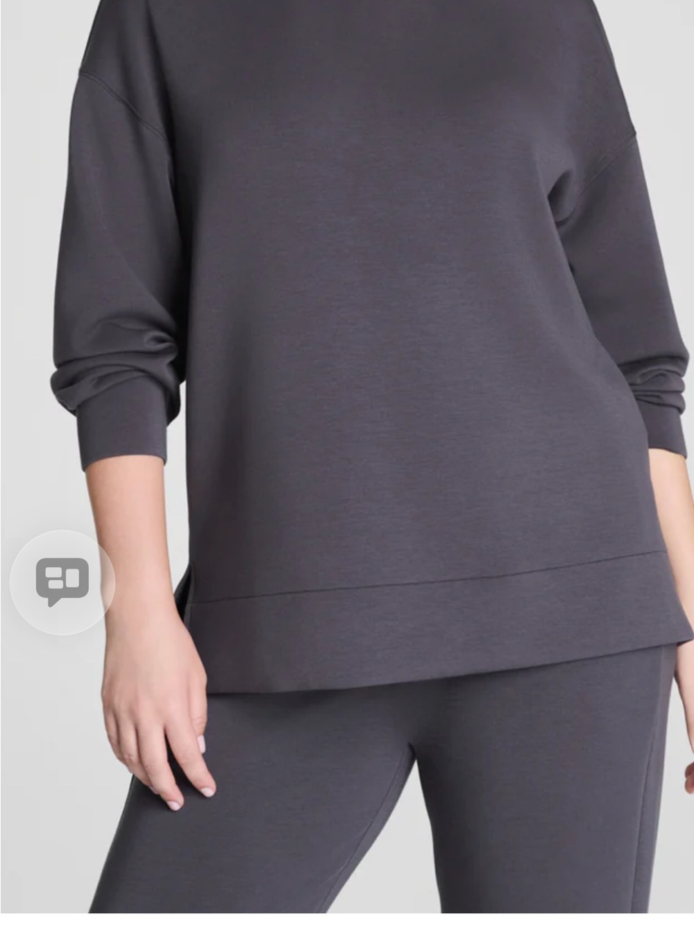 Spanx Air Essential Matching Set...2 pieces! 
Tunic top and pants in Mineral